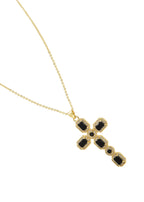 Scarlett Black Goldene Kreuzkette