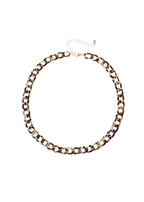 Leo Leopard Goldene Kette Halskette Armband Set