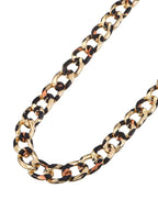 Leo Leopard Goldene Kette Halskette Armband Set
