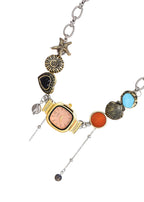 Guendalina Ocean O'Clock Vintage Uhr Goldene Choker Halskette