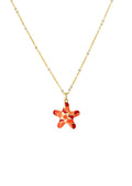 Marlin Passionate Seastar Orange Goldene Halskette