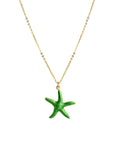 Marlin Passionate Seastar Grün Goldene Halskette