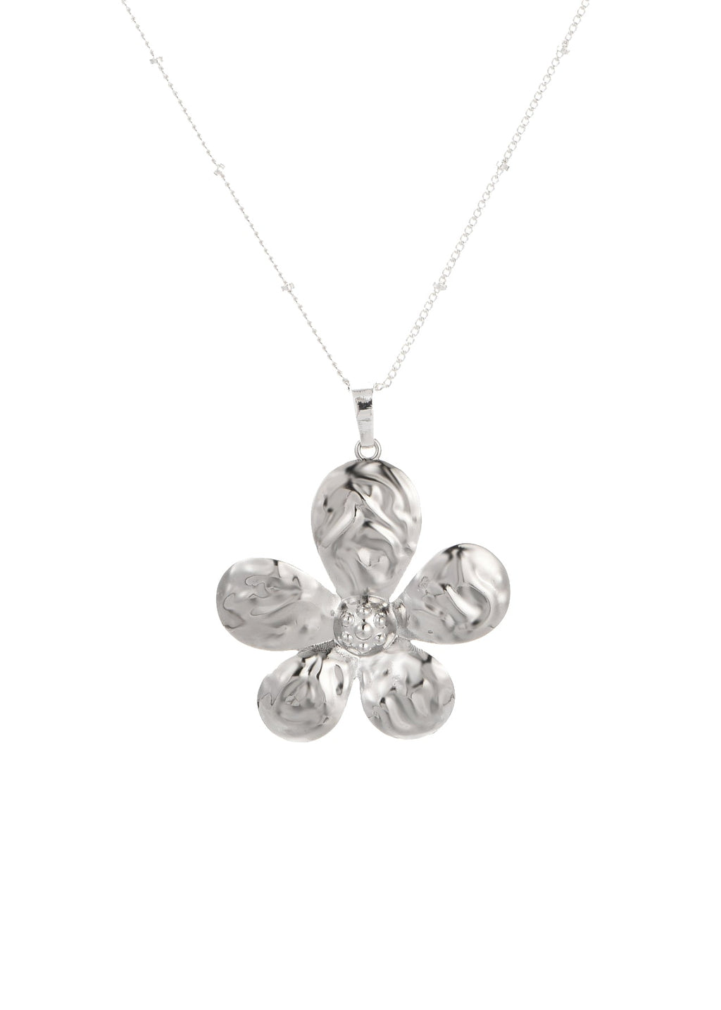 Remy Bloom Silberne Blumenkette