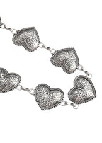 Silberne Vintage Love Taillenkette