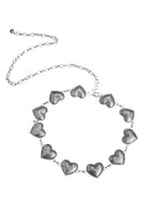 Silberne Vintage Love Taillenkette