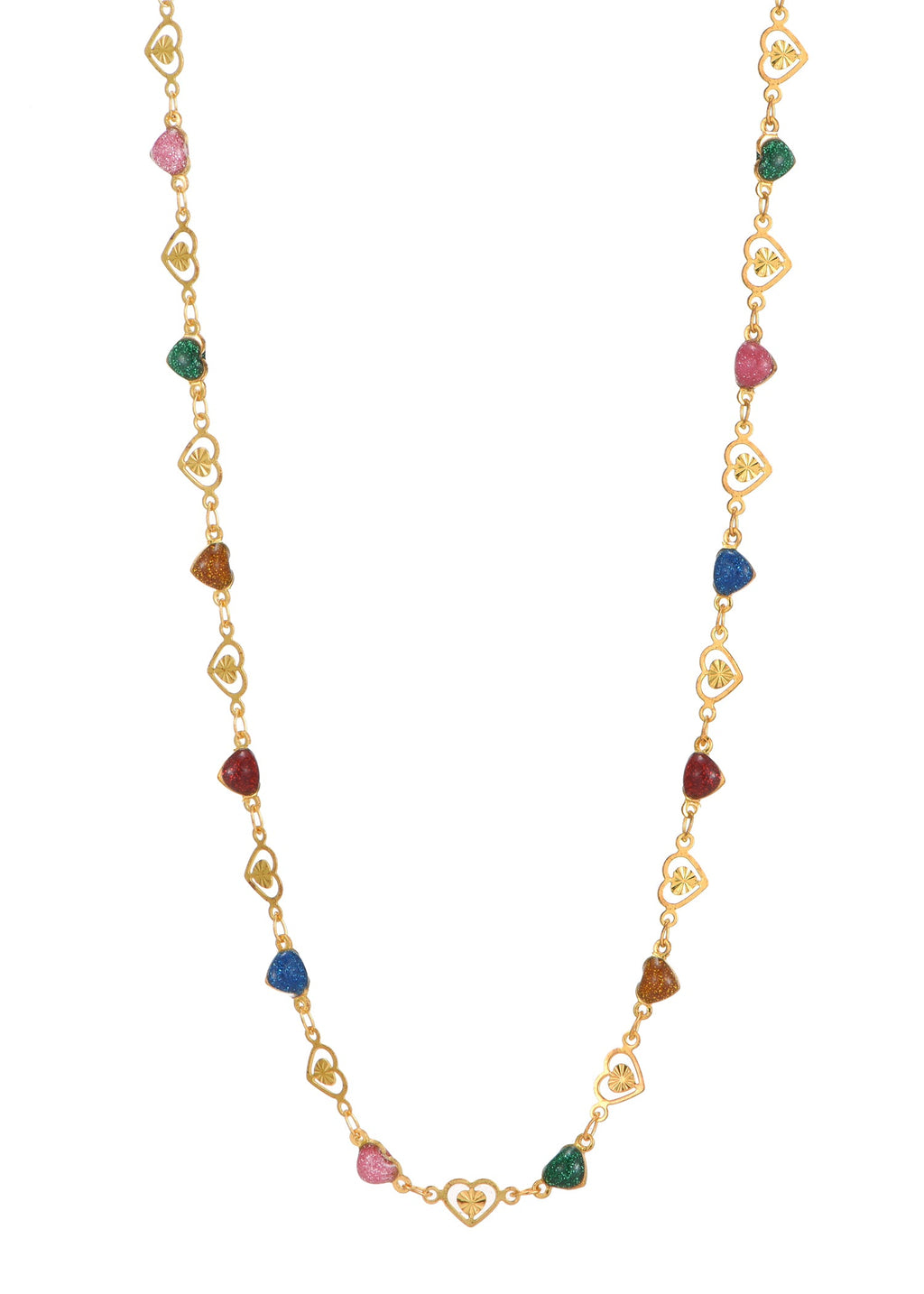 Michel Colorful Love Goldene Körperkette