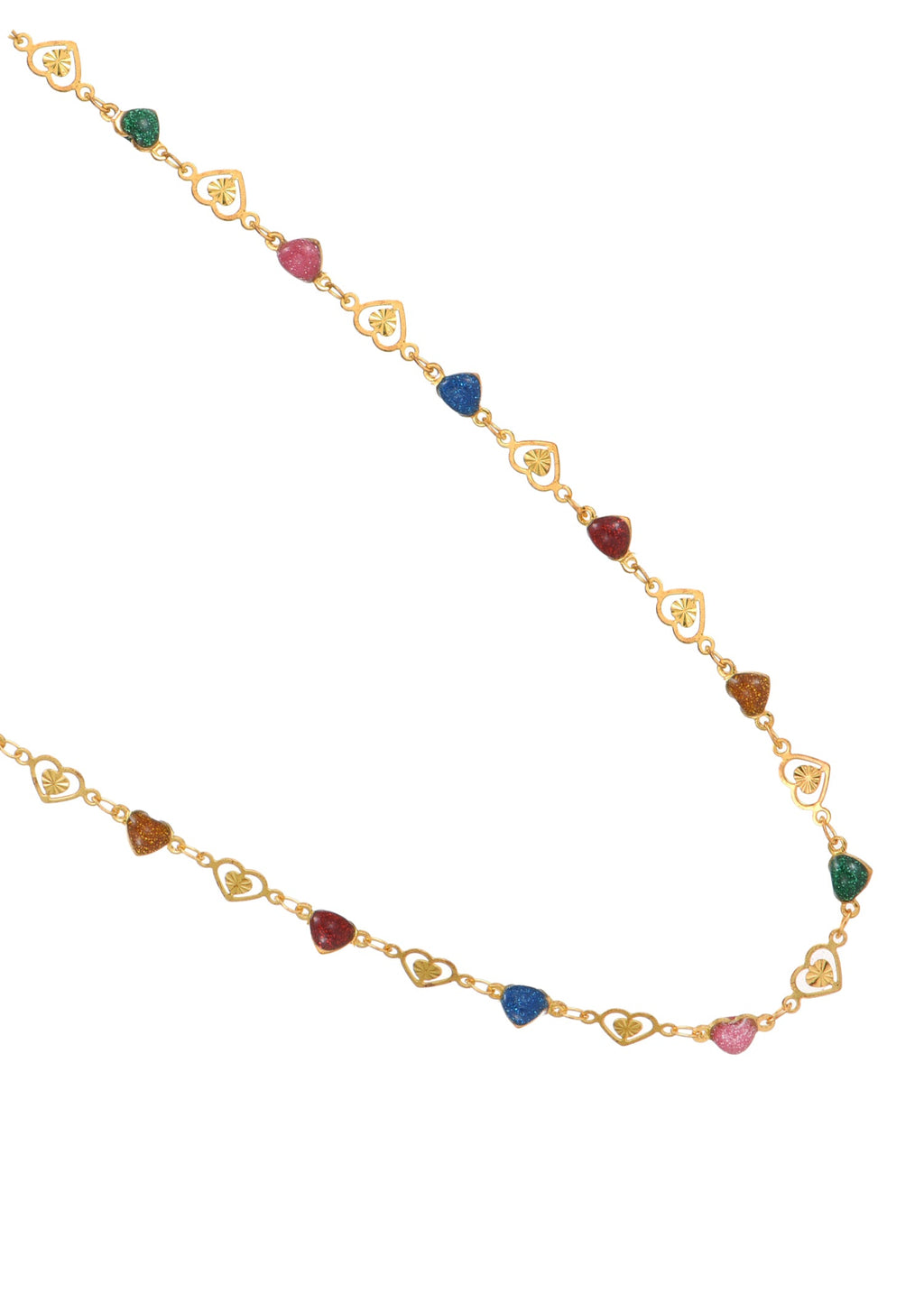 Michel Colorful Love Goldene Körperkette