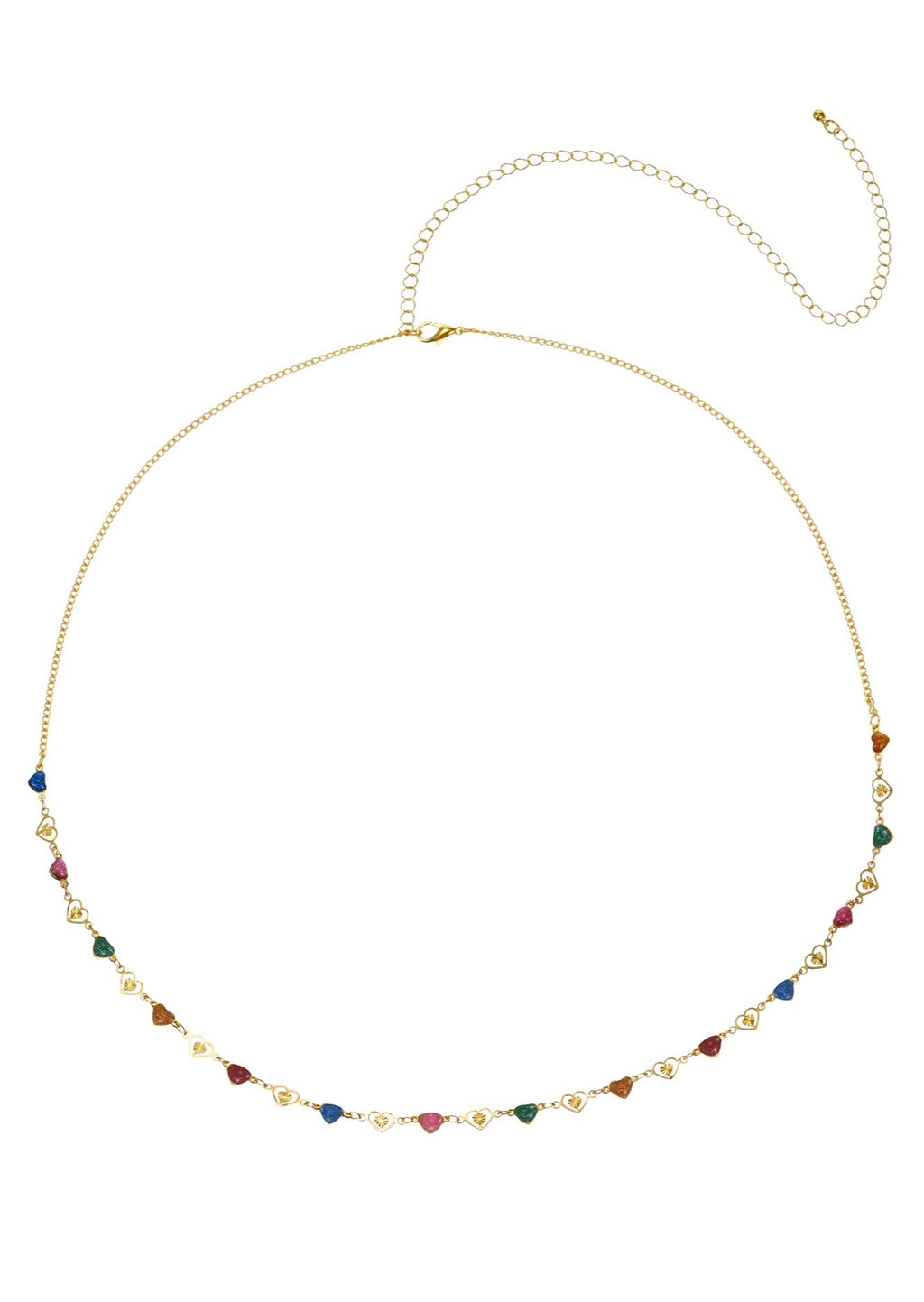 Michel Colorful Love Goldene Körperkette