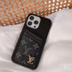 Schwarze Kartenhülle für iPhone