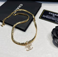 Two Colors Thick Chain Necklace