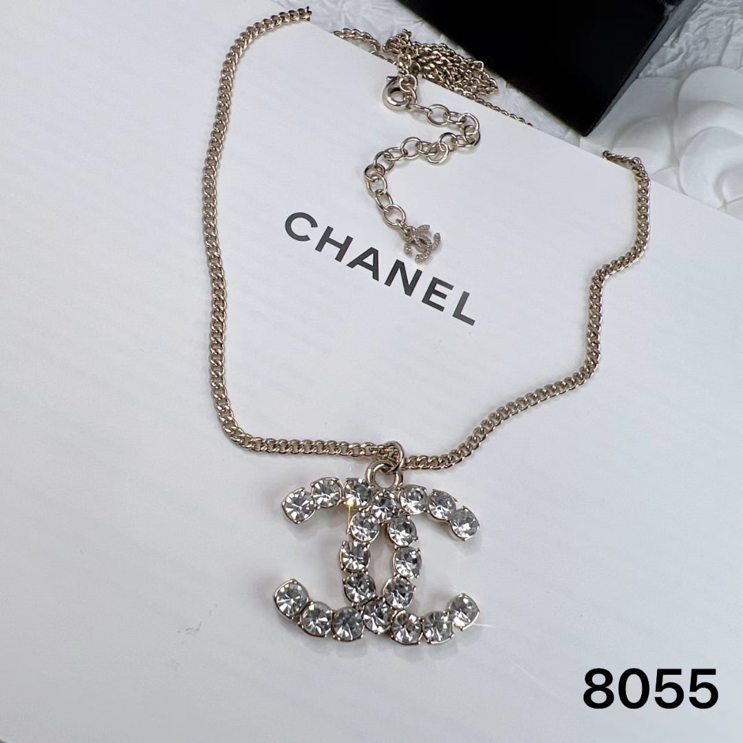 Fashion Crystal Earrings and Necklace