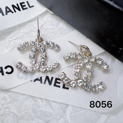 Fashion Crystal Earrings and Necklace