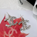 Fashion Crystal Earrings and Necklace
