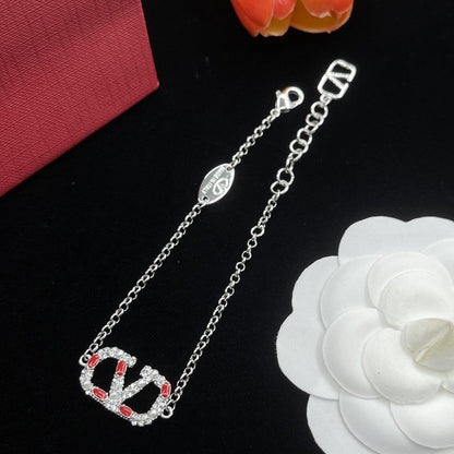 Vintage Silver Diamond Jewelry Set