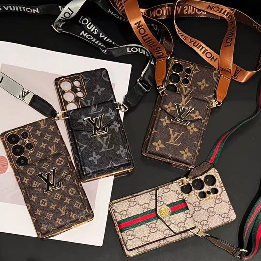 Fashion Leather Wallet Phone Case For Samsung