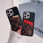 Schwarze Kartenhülle für iPhone