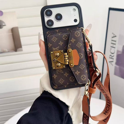 Card Holder Leather Phone Case For iPhone