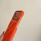 Stylish Leather Design Phone Case For iPhone