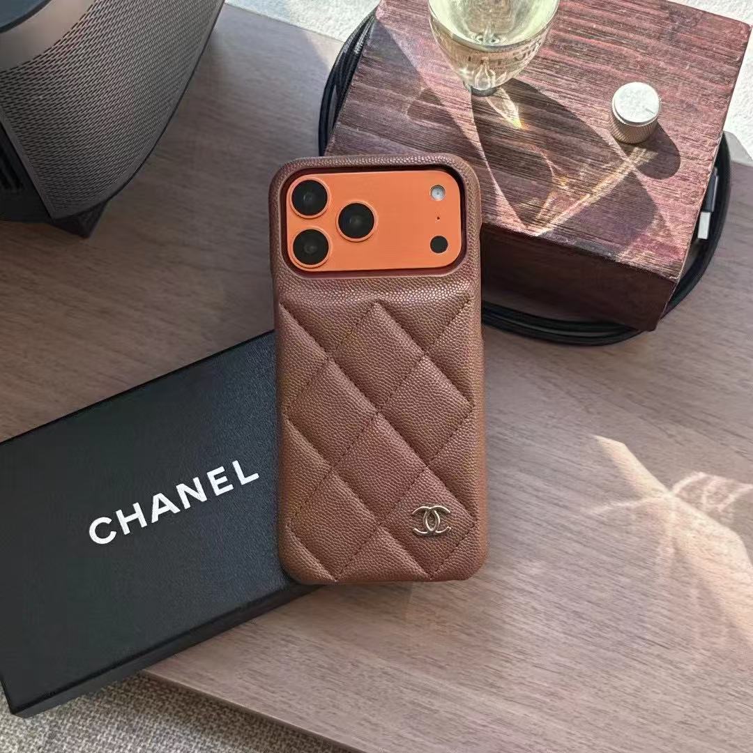 Stylish Leather Design Phone Case For iPhone