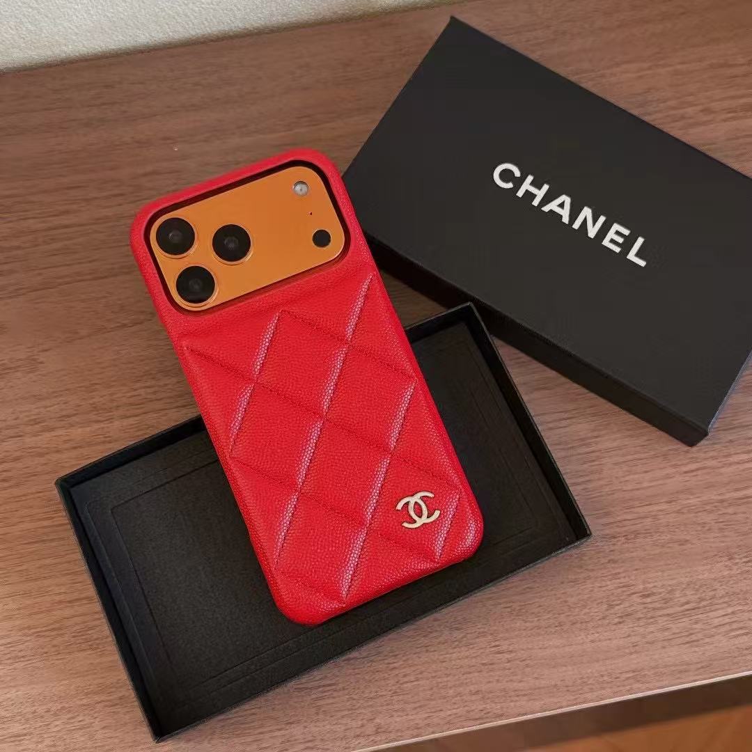 Stylish Leather Design Phone Case For iPhone