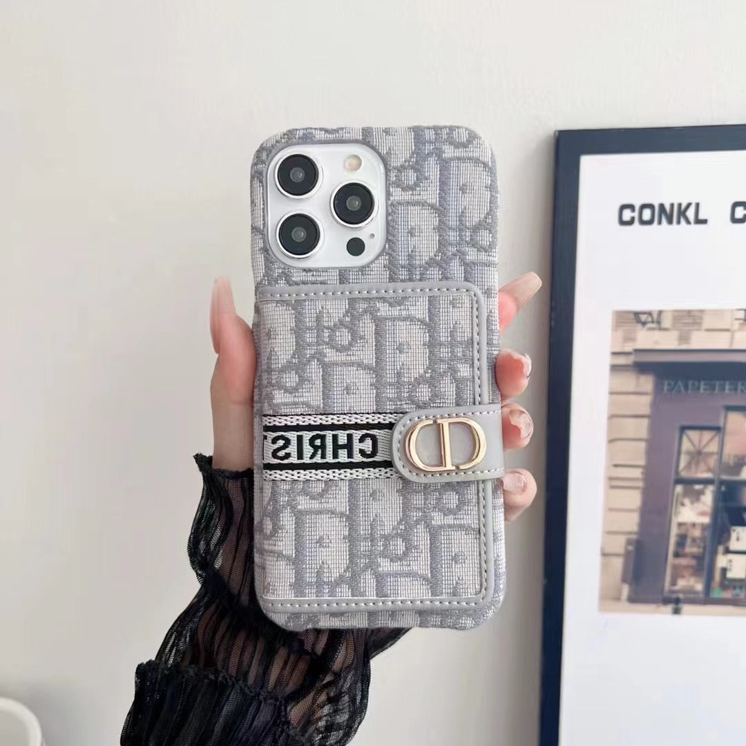 Grey Multicolor Phone Case For iPhone