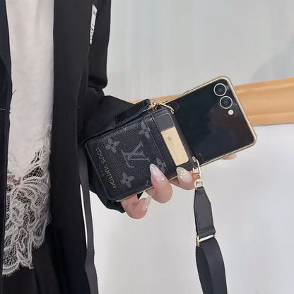 Letter Holster Card Wallet Case For Samsung