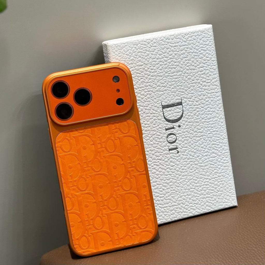 Orange Full Design Phone Case For iPhone