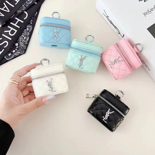 Square Cylindrical Earphone Case