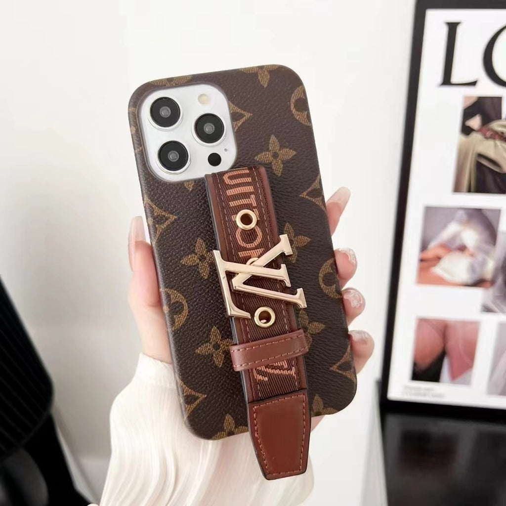 Klassische Handyhülle mit Nähten für das iPhone