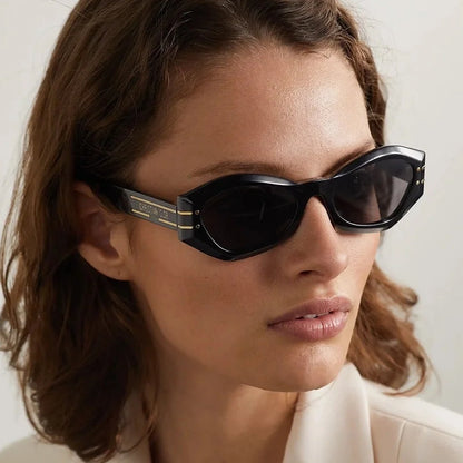 Sonnenbrille mit sechseckigem Rahmen in 5 Farben