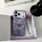 Colorful Card Holder Phone Case For iPhone