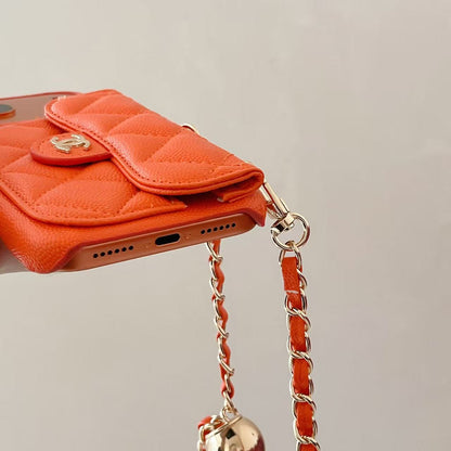 Leather Holder Design Phone Case For iPhone