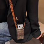 Wallet Strap Design Phone Case For iPhone