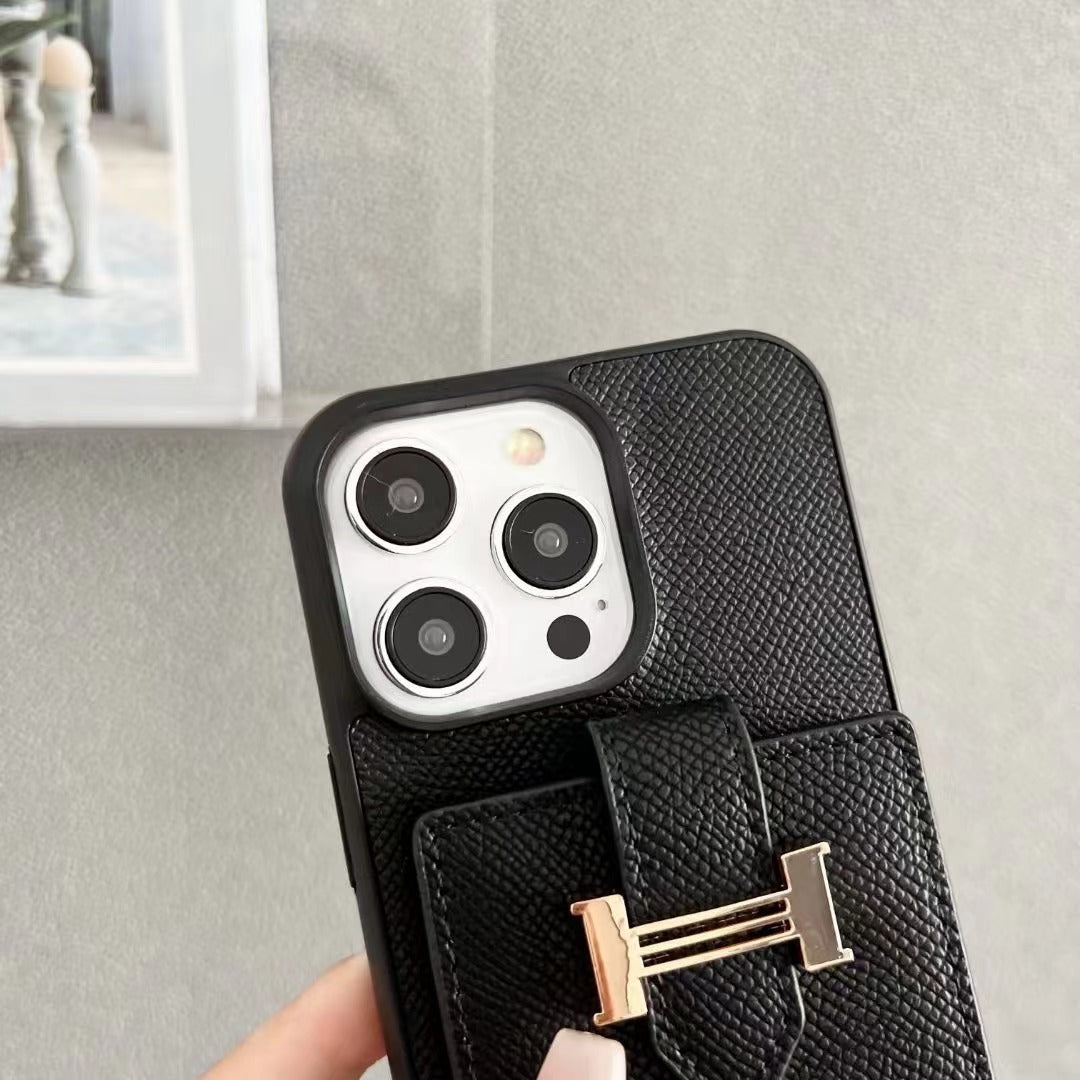 Luxury Card Holder Phone Case For iPhone