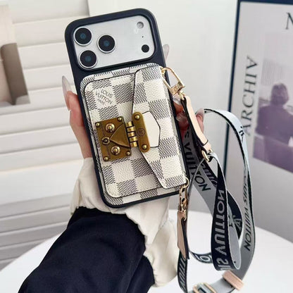 Card Holder Leather Phone Case For iPhone