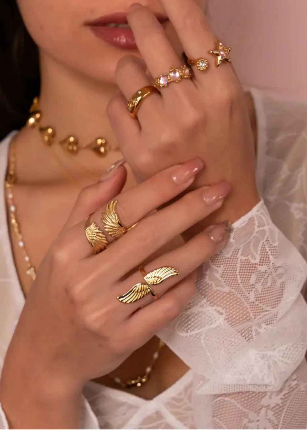 Oiseau Free Wings Goldener Ring II
