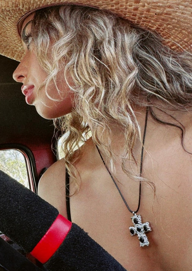 Britt Silberkreuz-Halskette