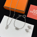 Set di gioielli in argento Farandole classico