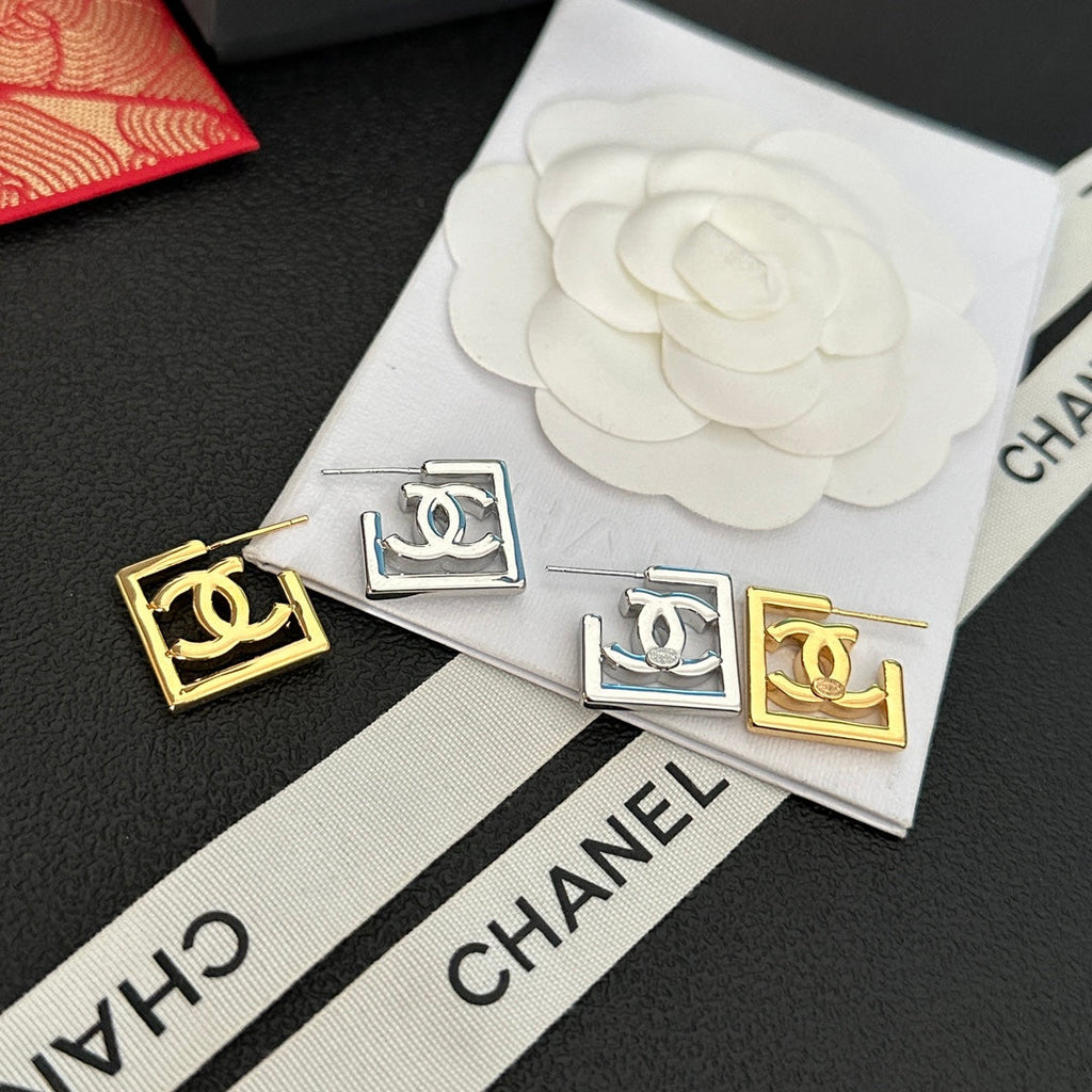 Square Hollow Earrings