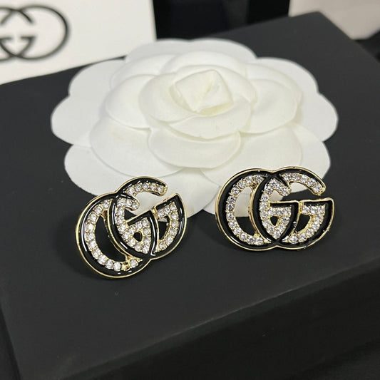 Diamond Enamel Craft Earrings