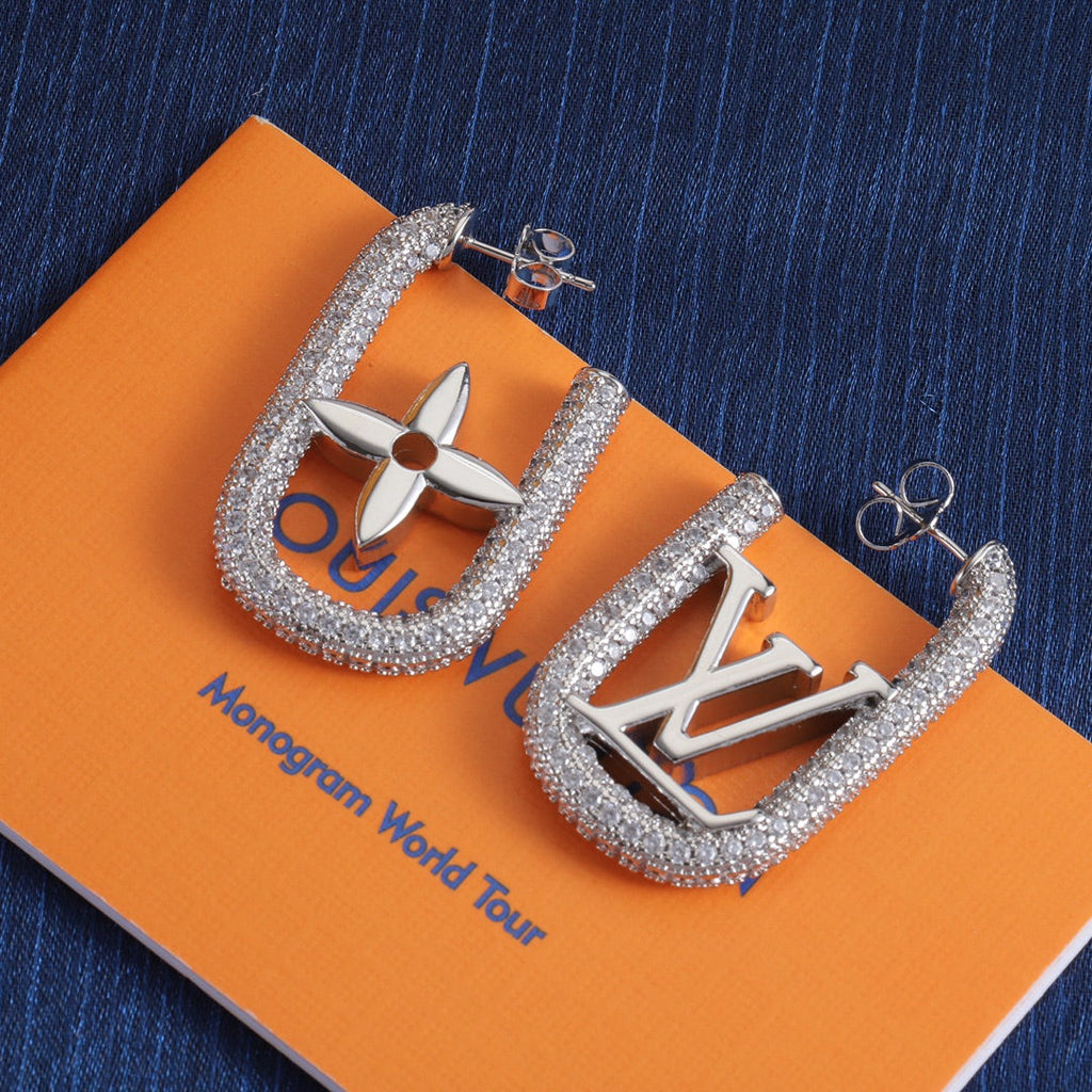Love White Diamond Earring
