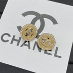 Circle Coco Girl Earrings Stud
