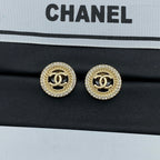 Circle Coco Girl Earrings Stud