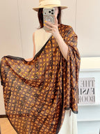 Love Fun Silk Long Scarf