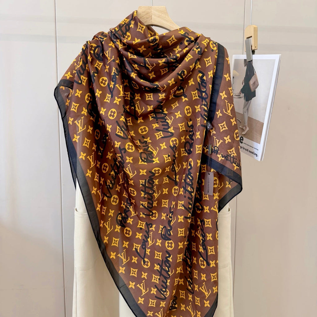Love Fun Silk Long Scarf