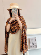 Love Fun Silk Long Scarf