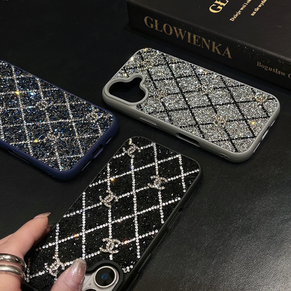Custodia per telefono con strass e diamanti per iPhone