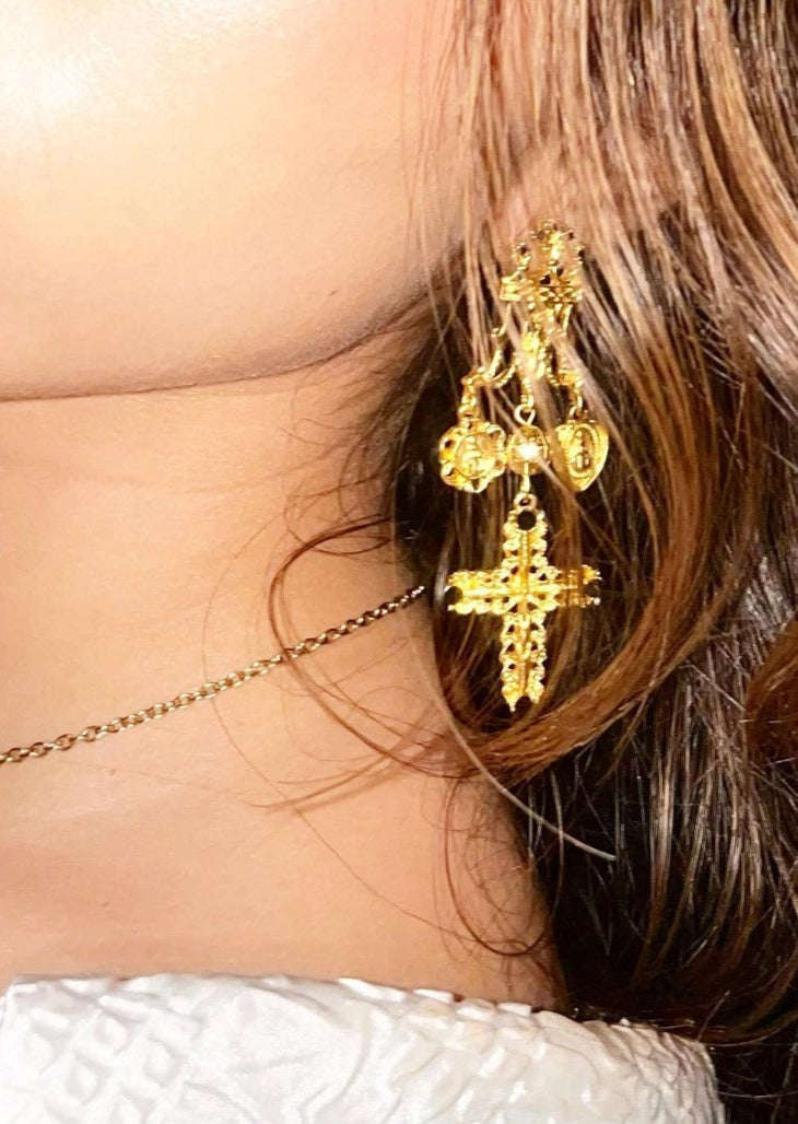 Orecchini vintage Cathy Cross