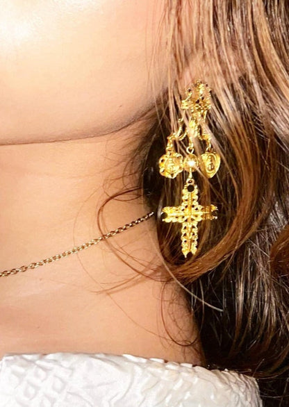 Orecchini vintage Cathy Cross