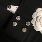 Mini orecchini rotondi con diamanti